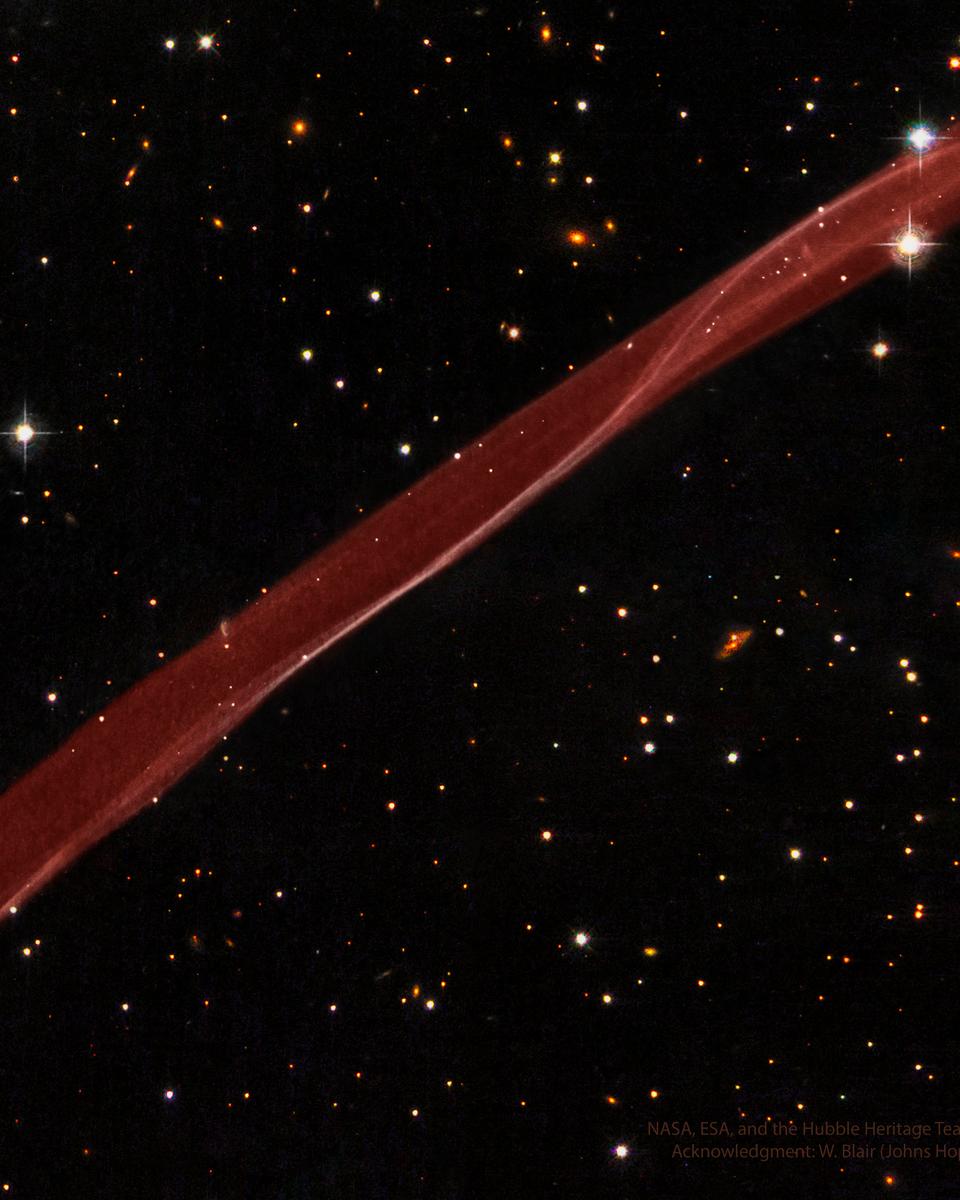 SN 1006: A Supernova Ribbon from Hubble