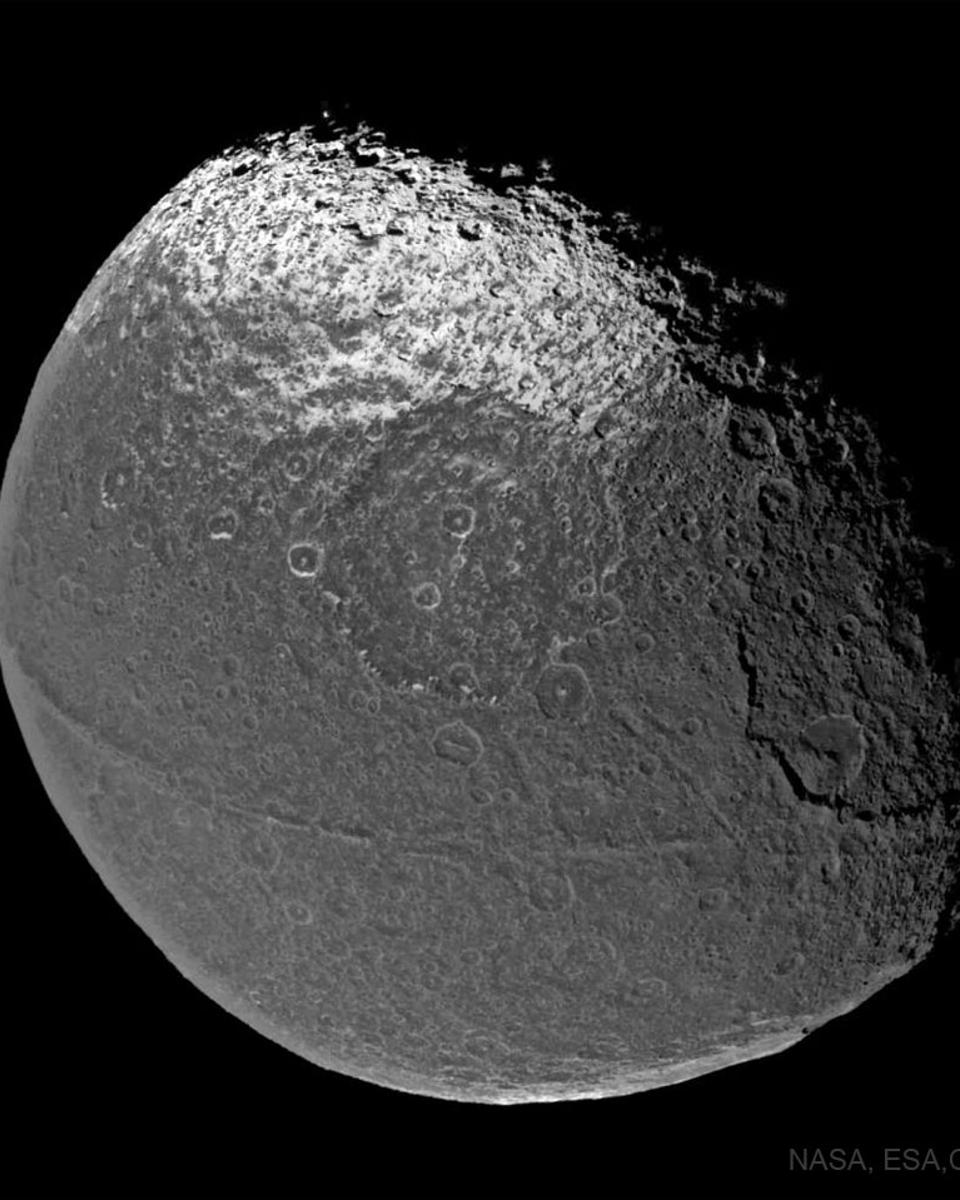 Saturn's Iapetus: Moon with a Strange Surface