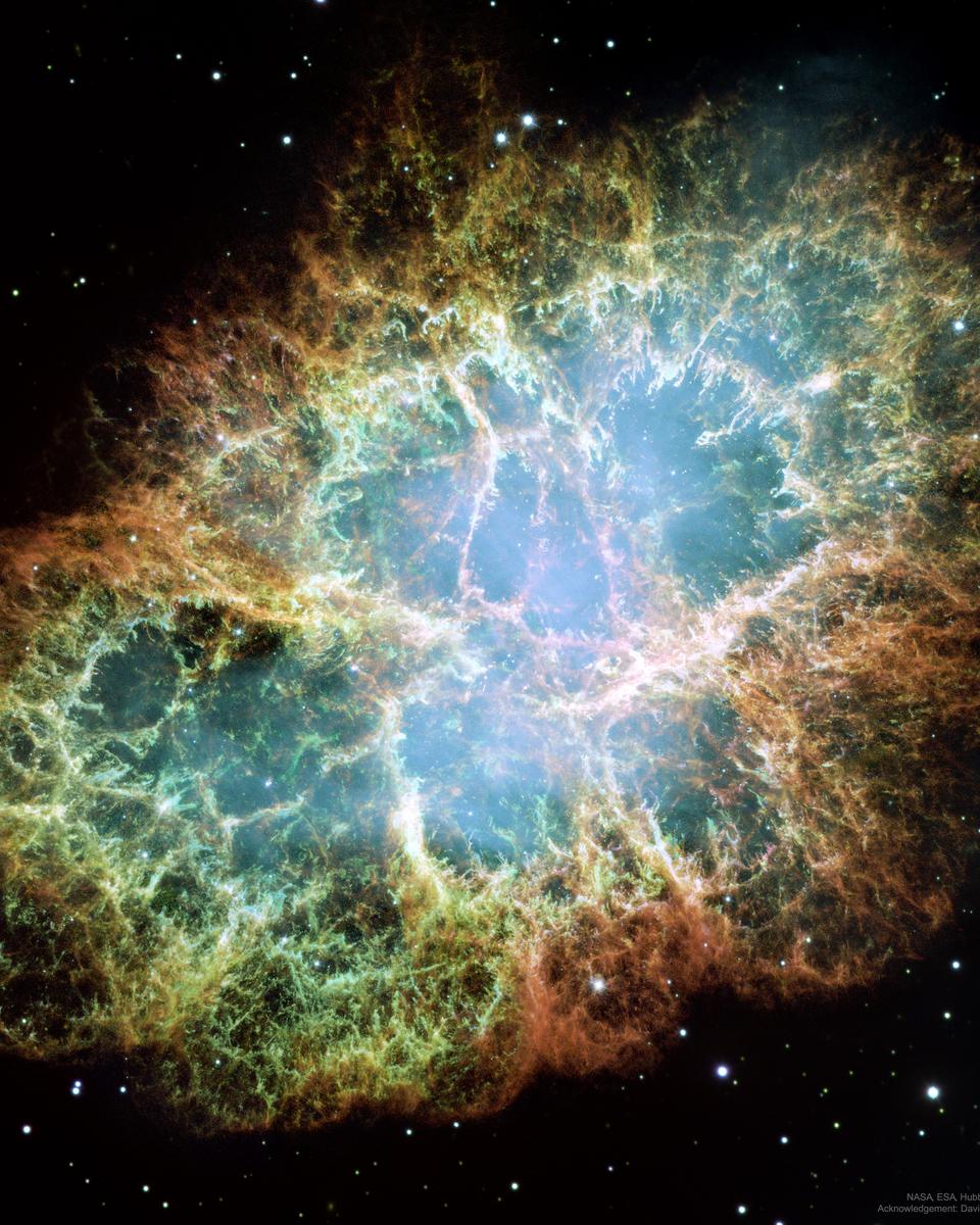 M1: The Crab Nebula from Hubble