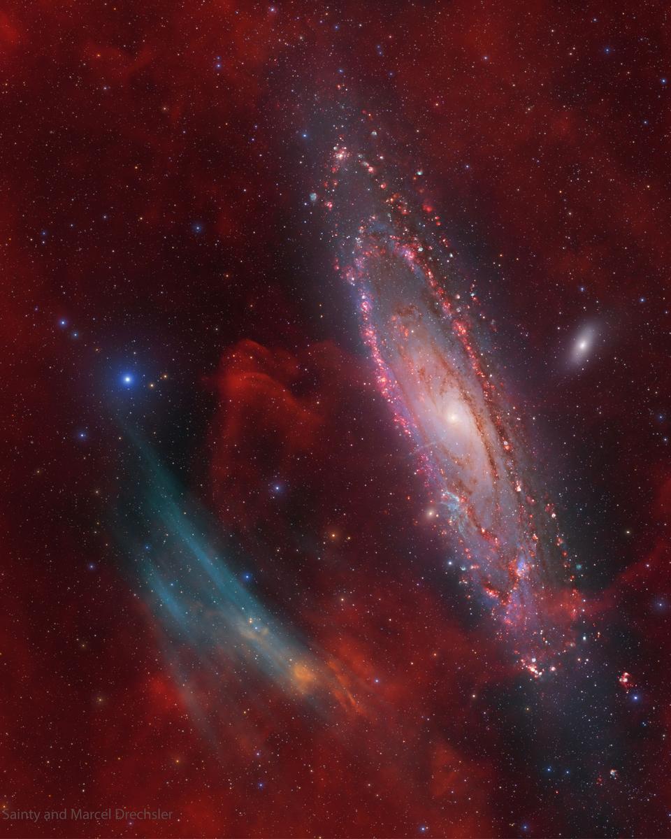 Unexpected Clouds Toward the Andromeda Galaxy