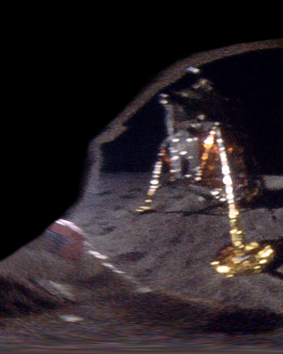 Apollo 11: Armstrong's Lunar Selfie