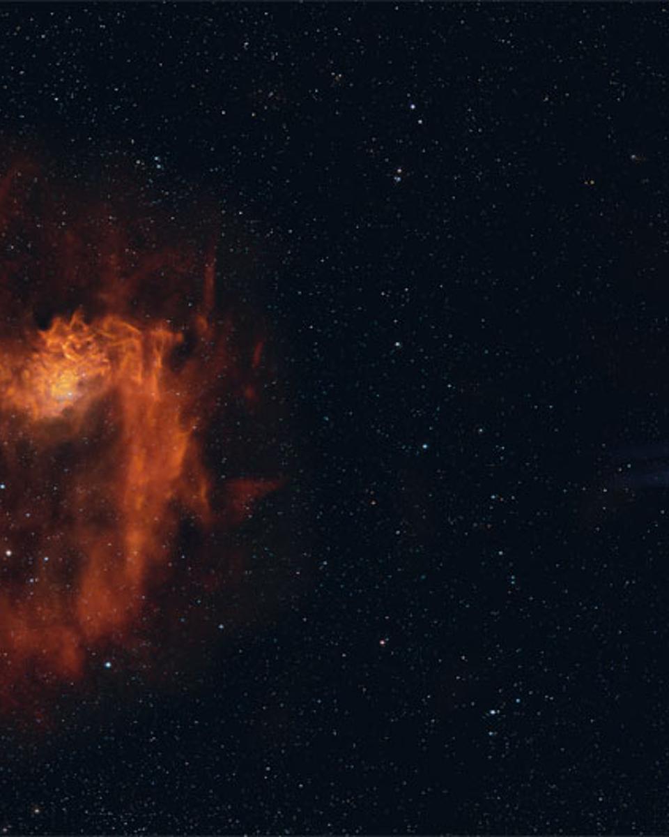 The Flaming Star Nebula