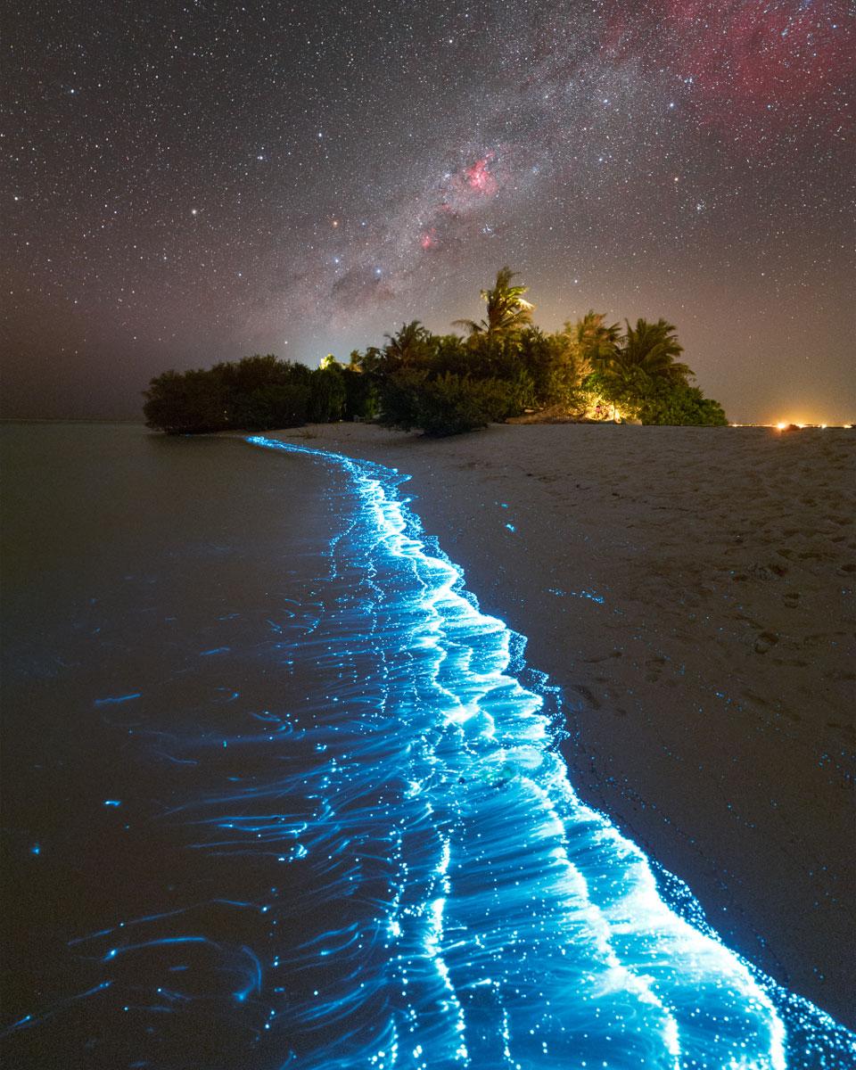 Milky Way over a Turquoise Wonderland