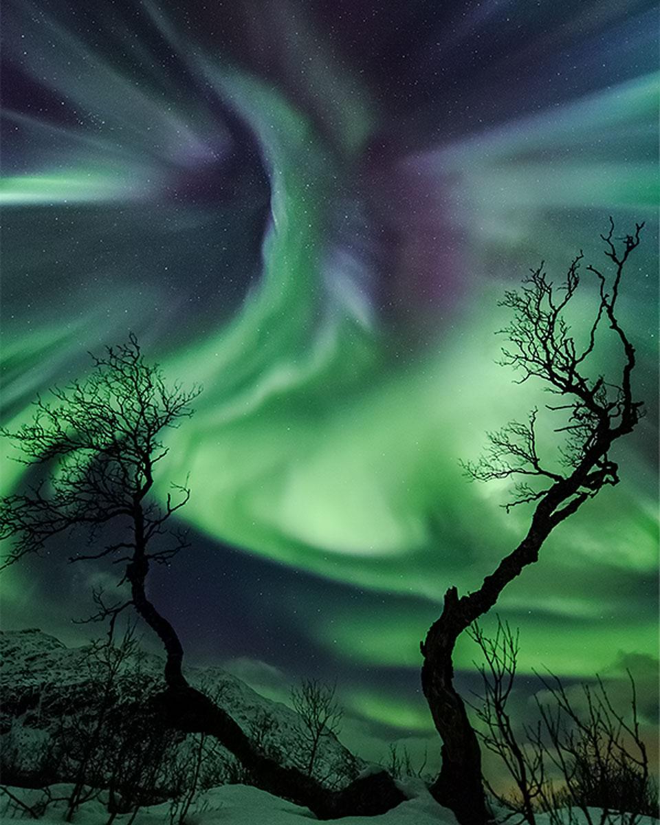 Creature Aurora Over Norway