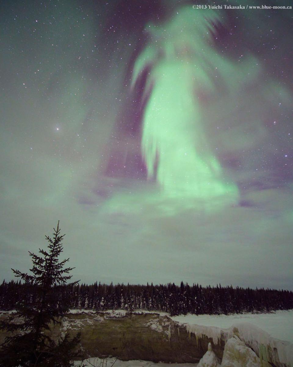 Ghost Aurora over Canada