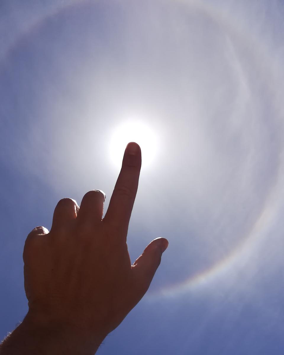 Circular Sun Halo