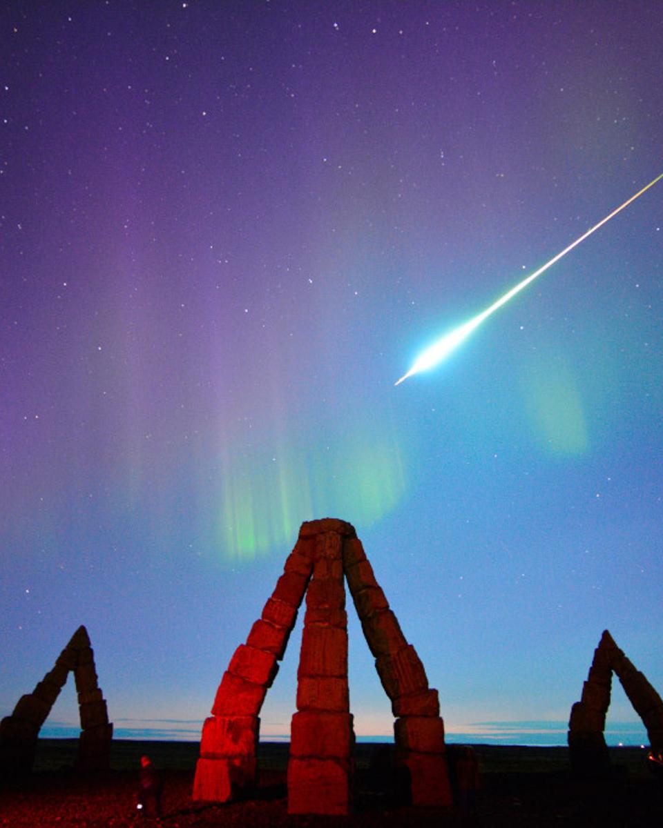 Fireball over Iceland