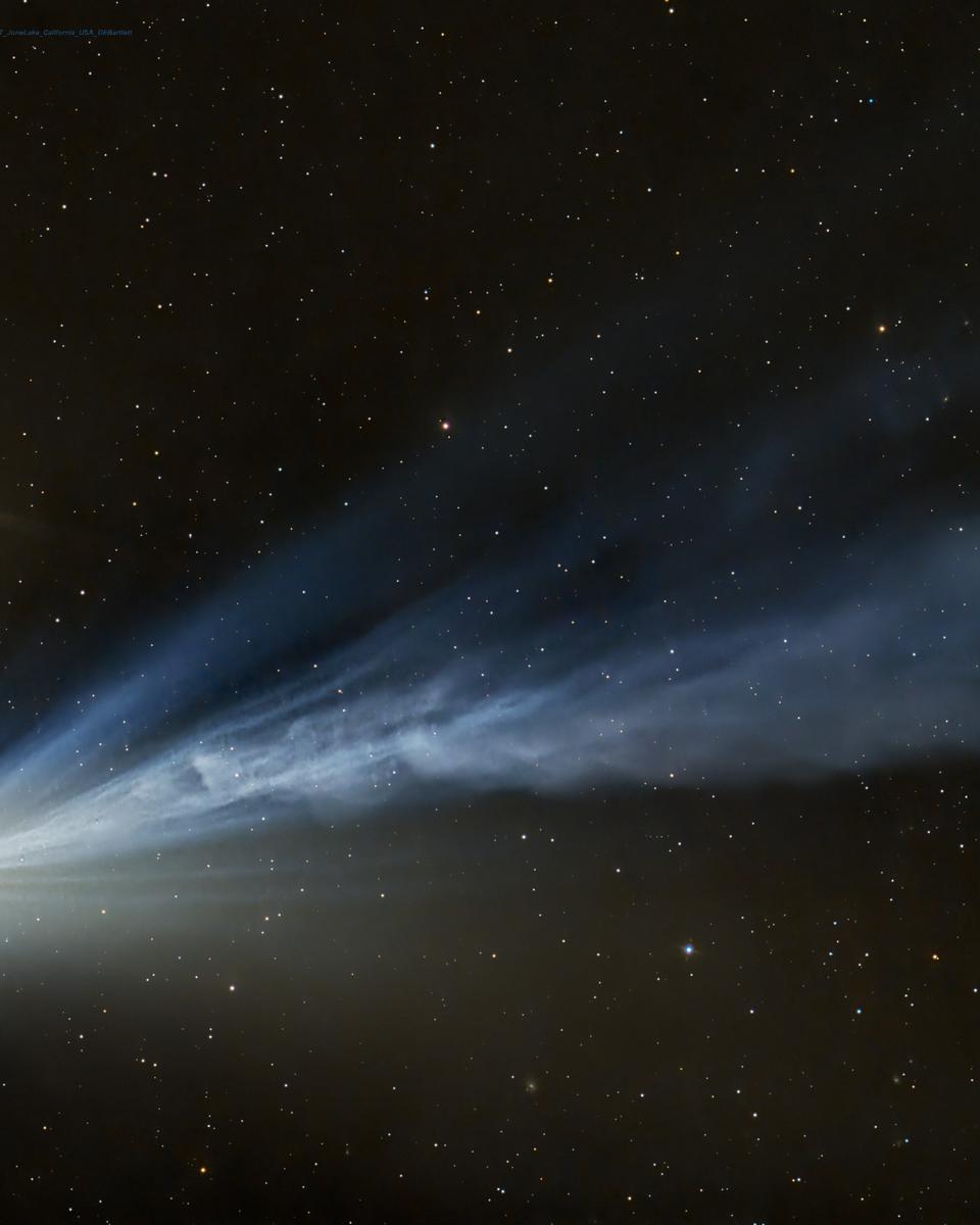 Comet Pons-Brooks at Night