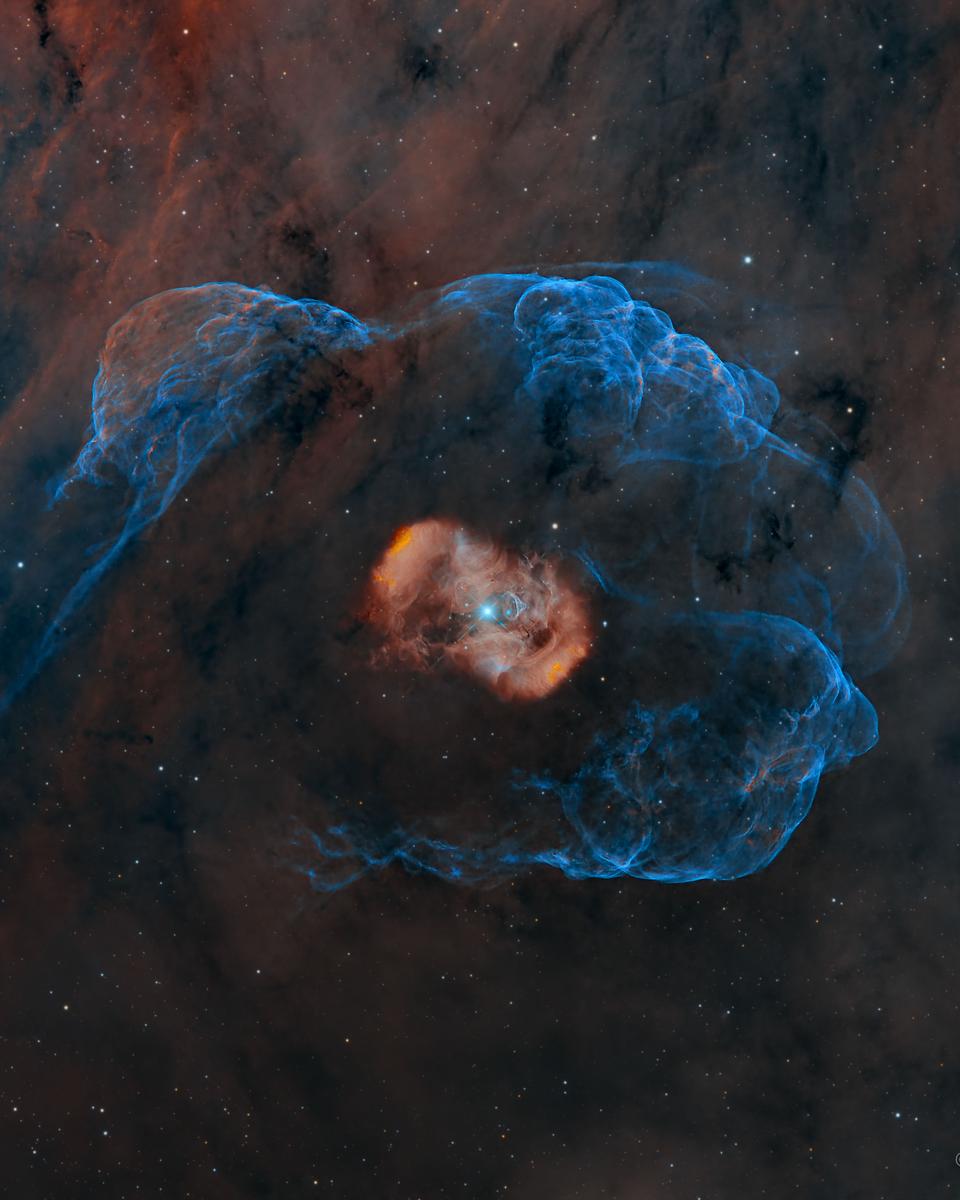 Dragon's Egg Bipolar Emission Nebula