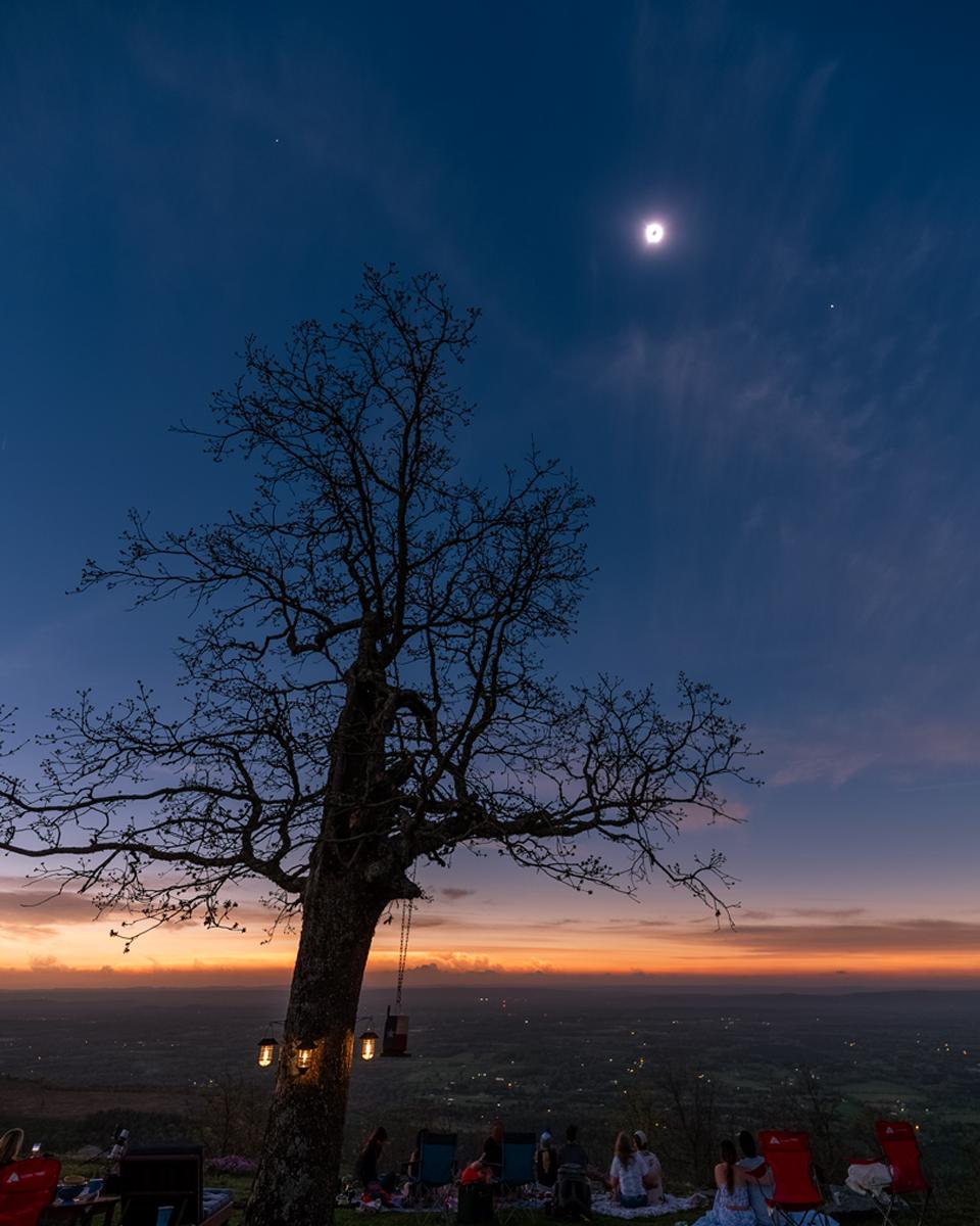 Planets Around a Total Eclipse