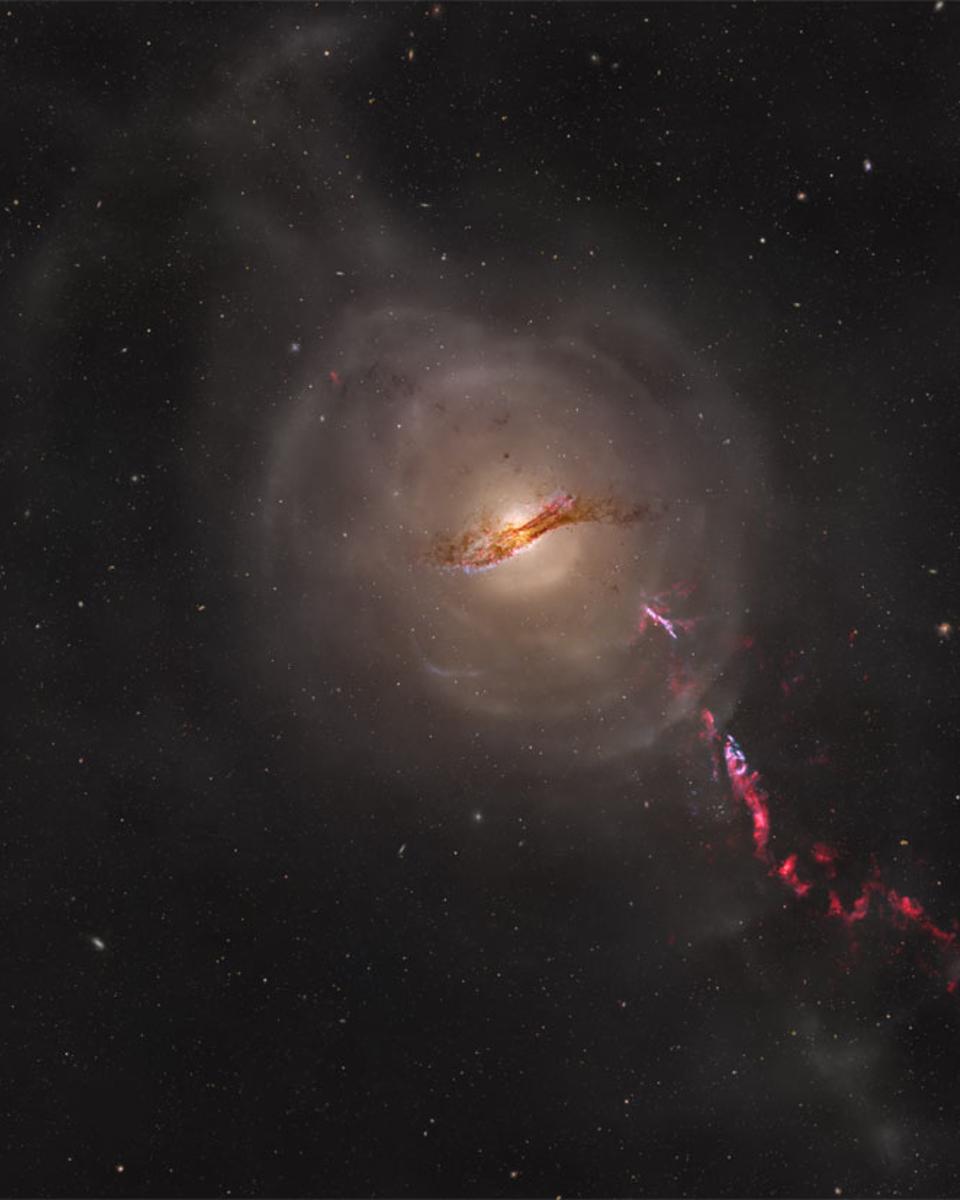 The Shells and Jets of Galaxy Centaurus A