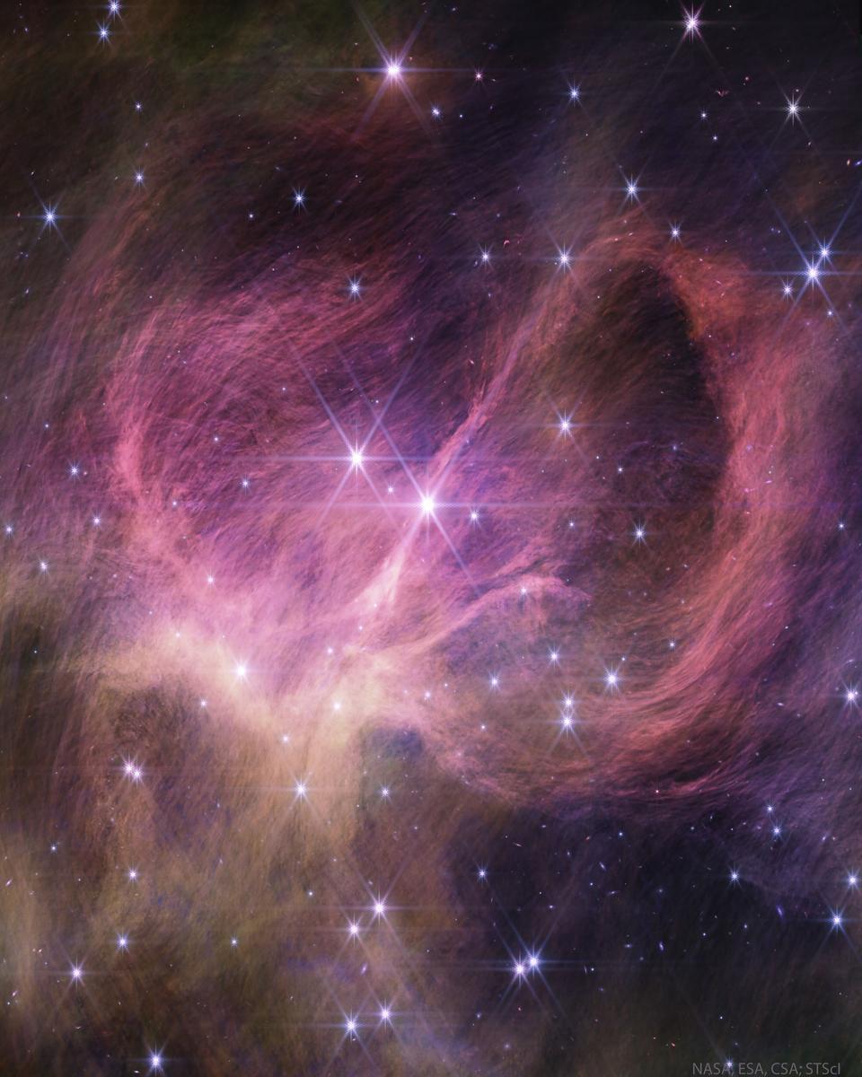 Star Cluster IC 348 from Webb