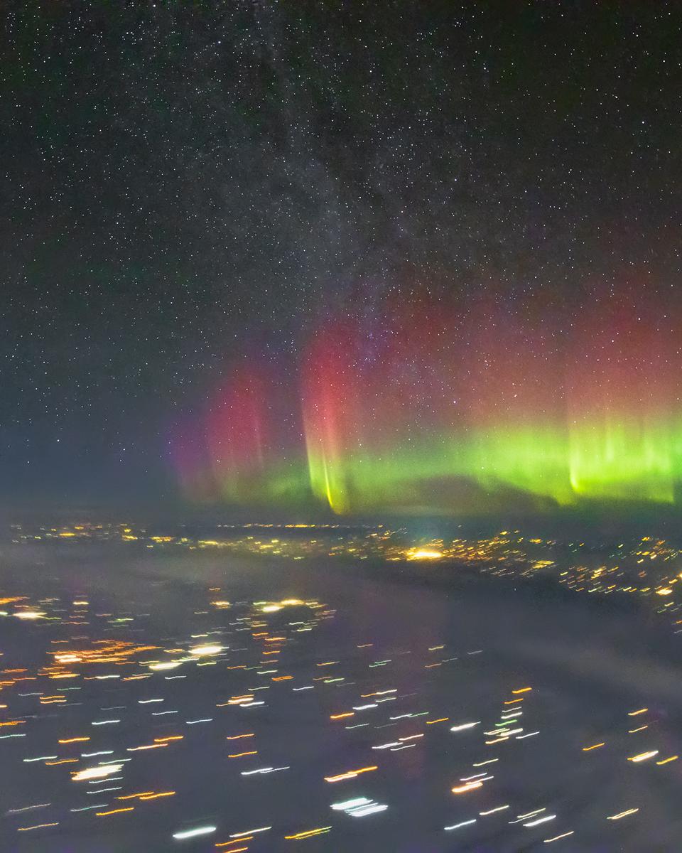Northern Lights from the Stratosphere