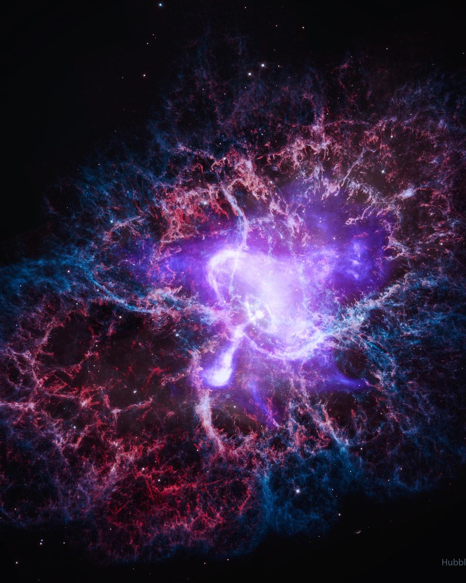 The Crab Nebula from Visible to X-Ray
