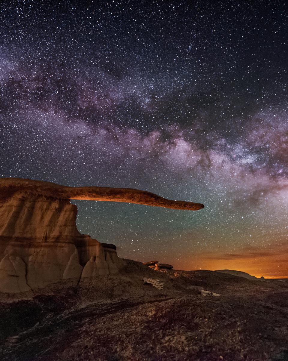 King of Wings Hoodoo under the Milky Way