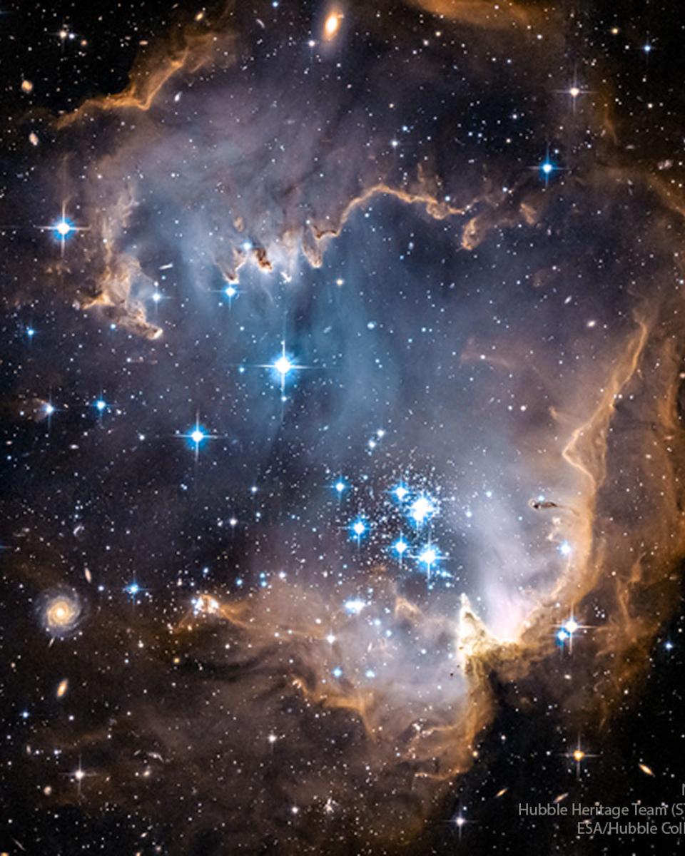 NGC 602: Oyster Star Cluster