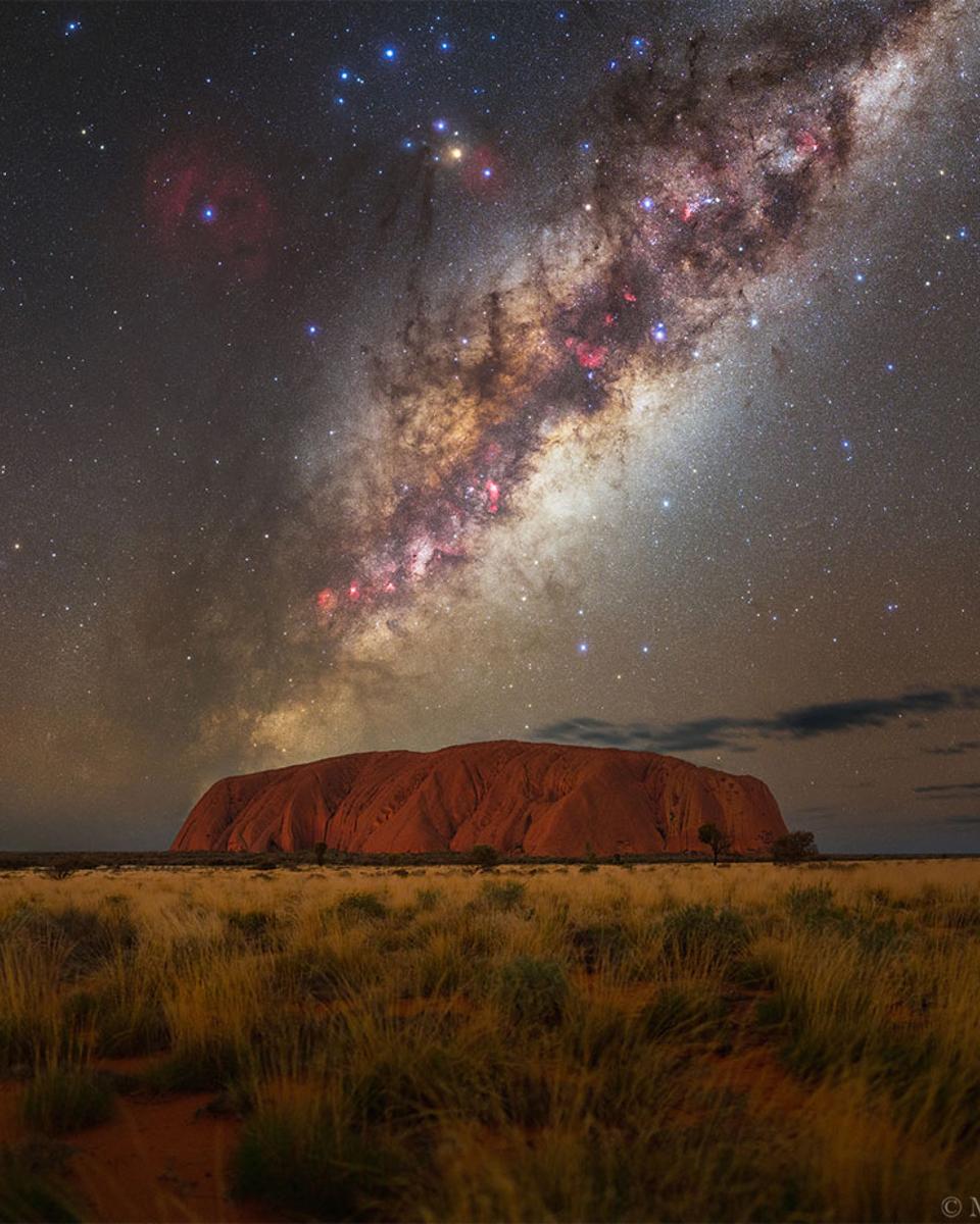 Milky Way over Uluru