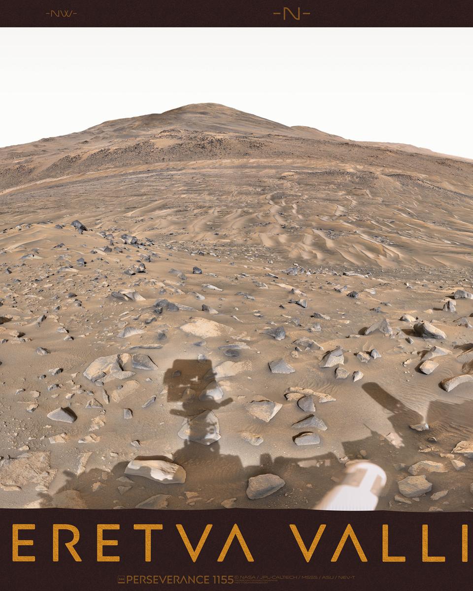 Shadow of a Martian Robot