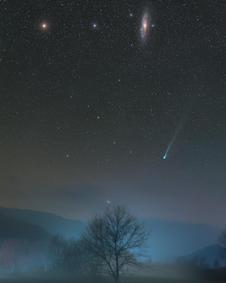 Comet Pons-Brooks in Northern Spring