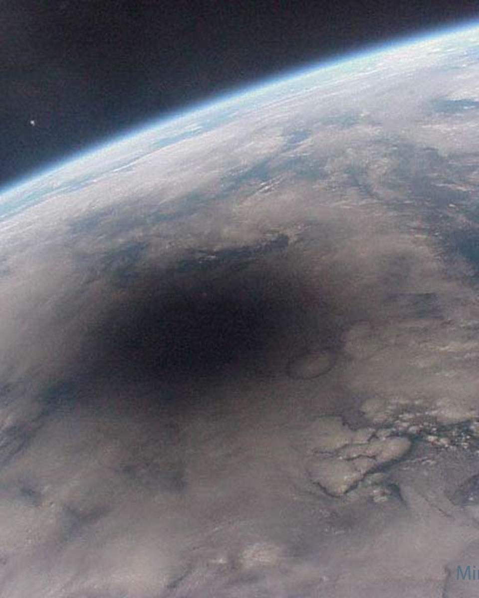 Looking Back at an Eclipsed Earth