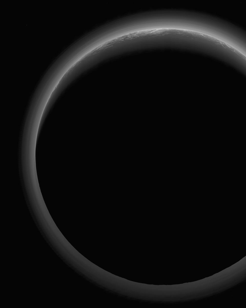 Pluto at Night
