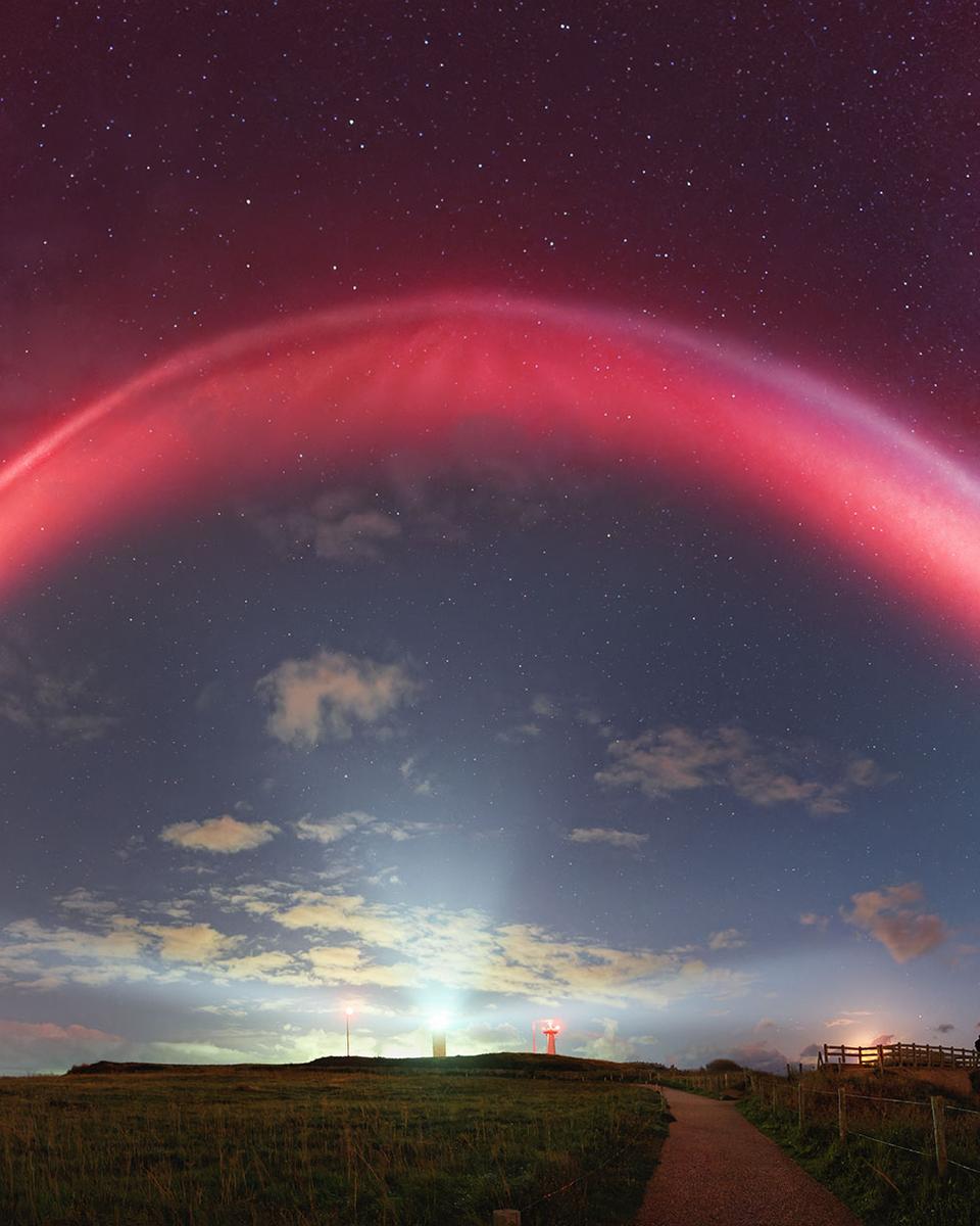 STEVE: A Glowing River over France