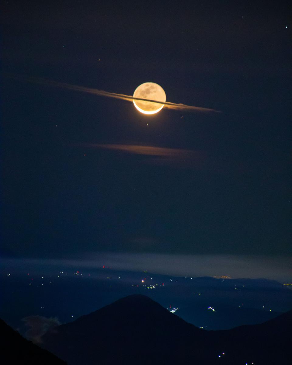 The Moon Dressed Like Saturn