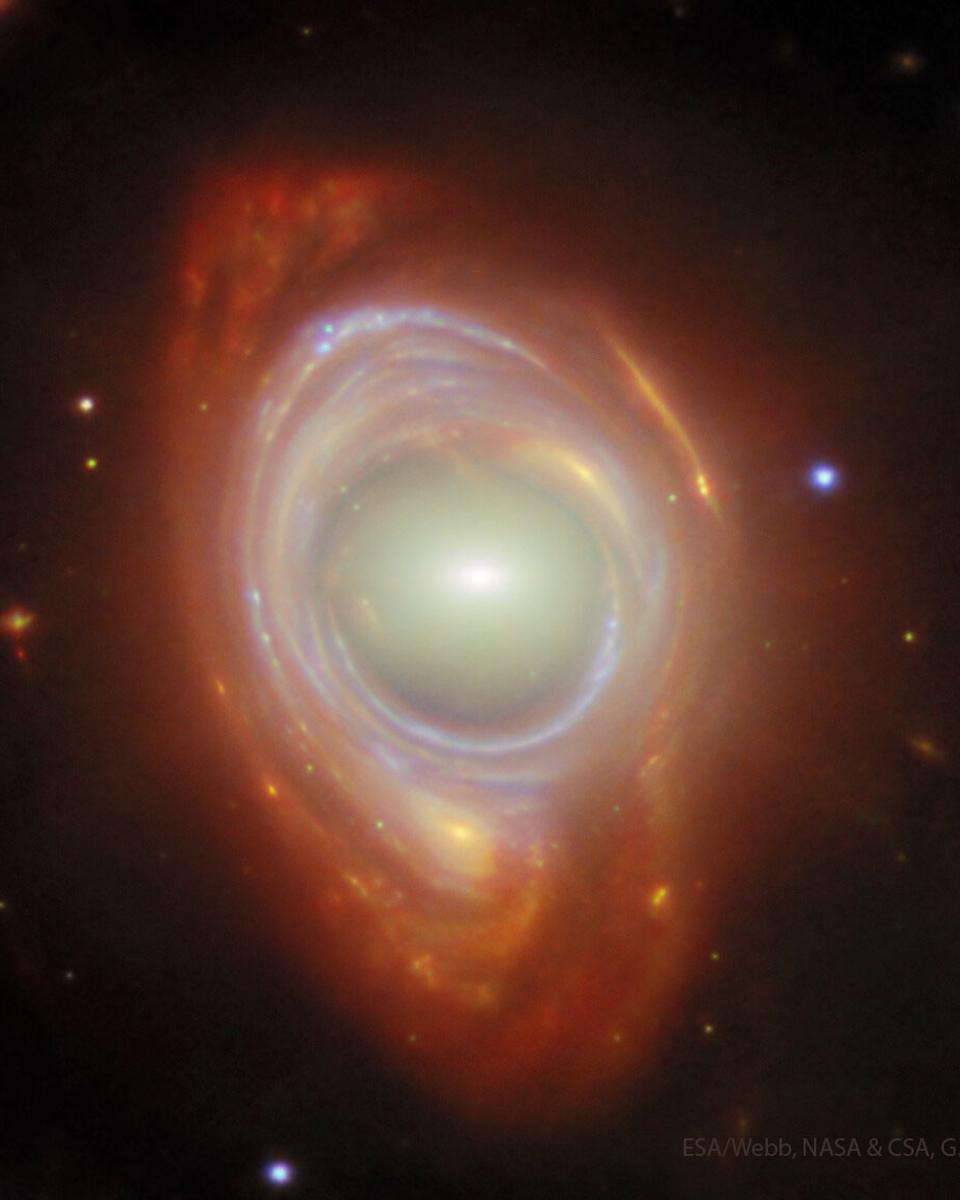 Galaxy Lenses Galaxy from Webb