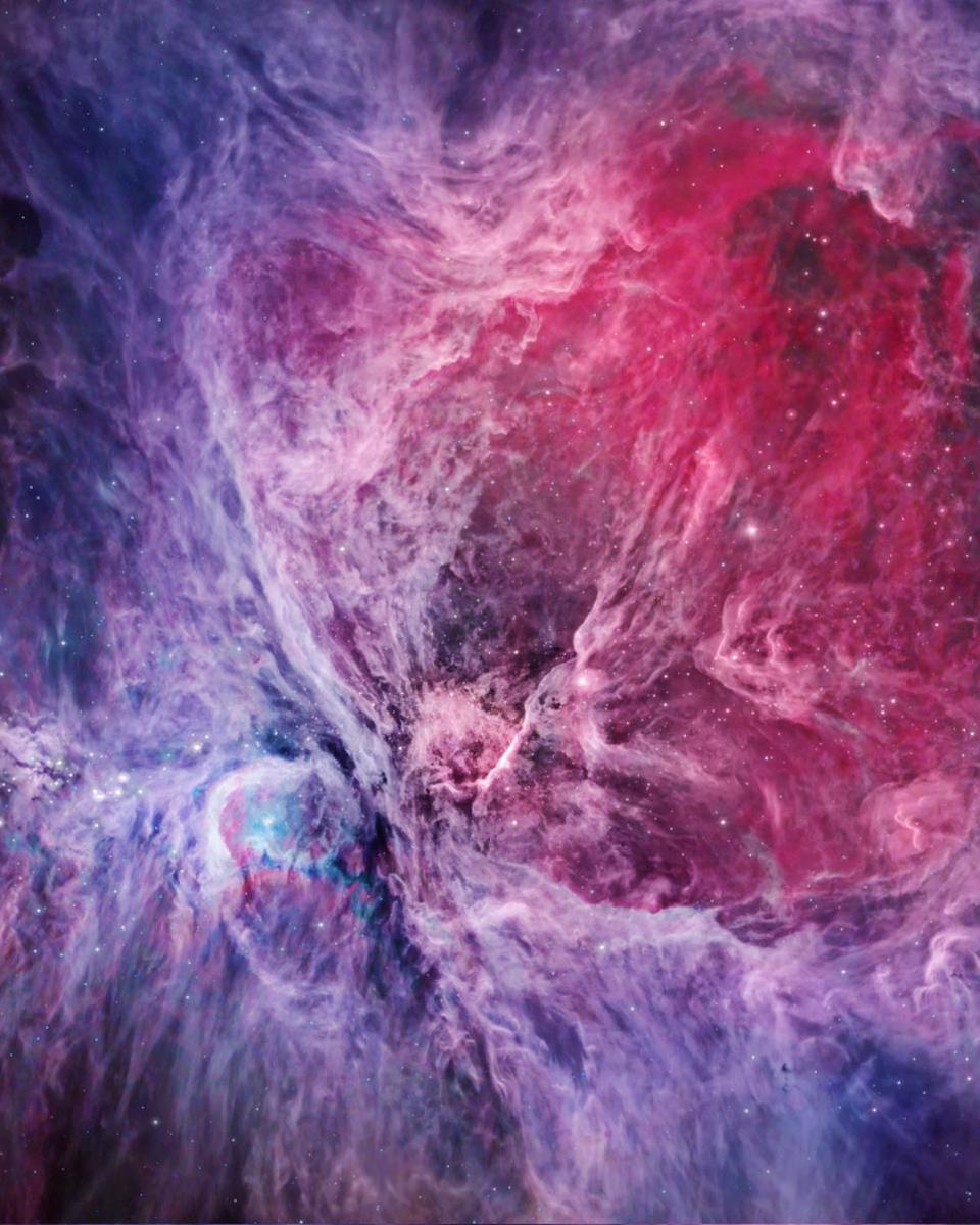 The Orion Nebula in Visible and Infrared
