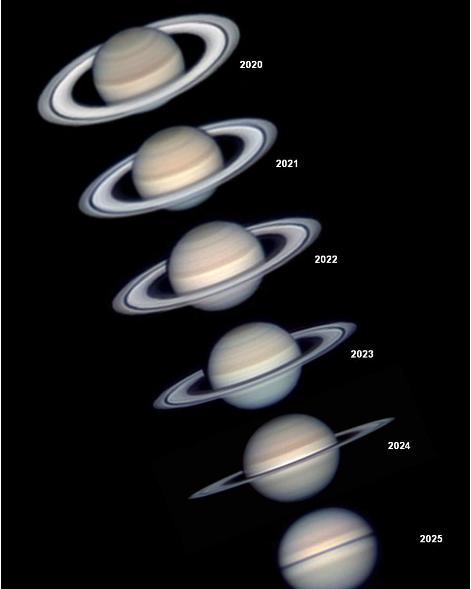 Saturn's Rings Appear to Disappear
