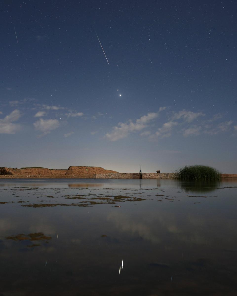 Moonlight, Planets, and Perseids