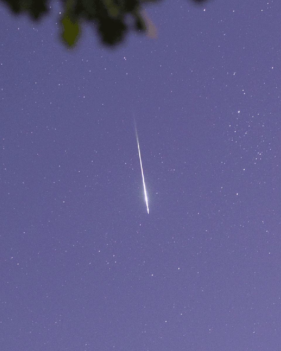 A Cool GIF of a 2025 Perseid