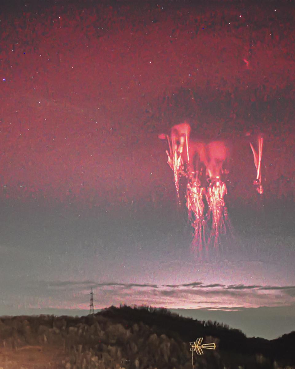 Red Sprites and Circular Elves Lightning over Italy