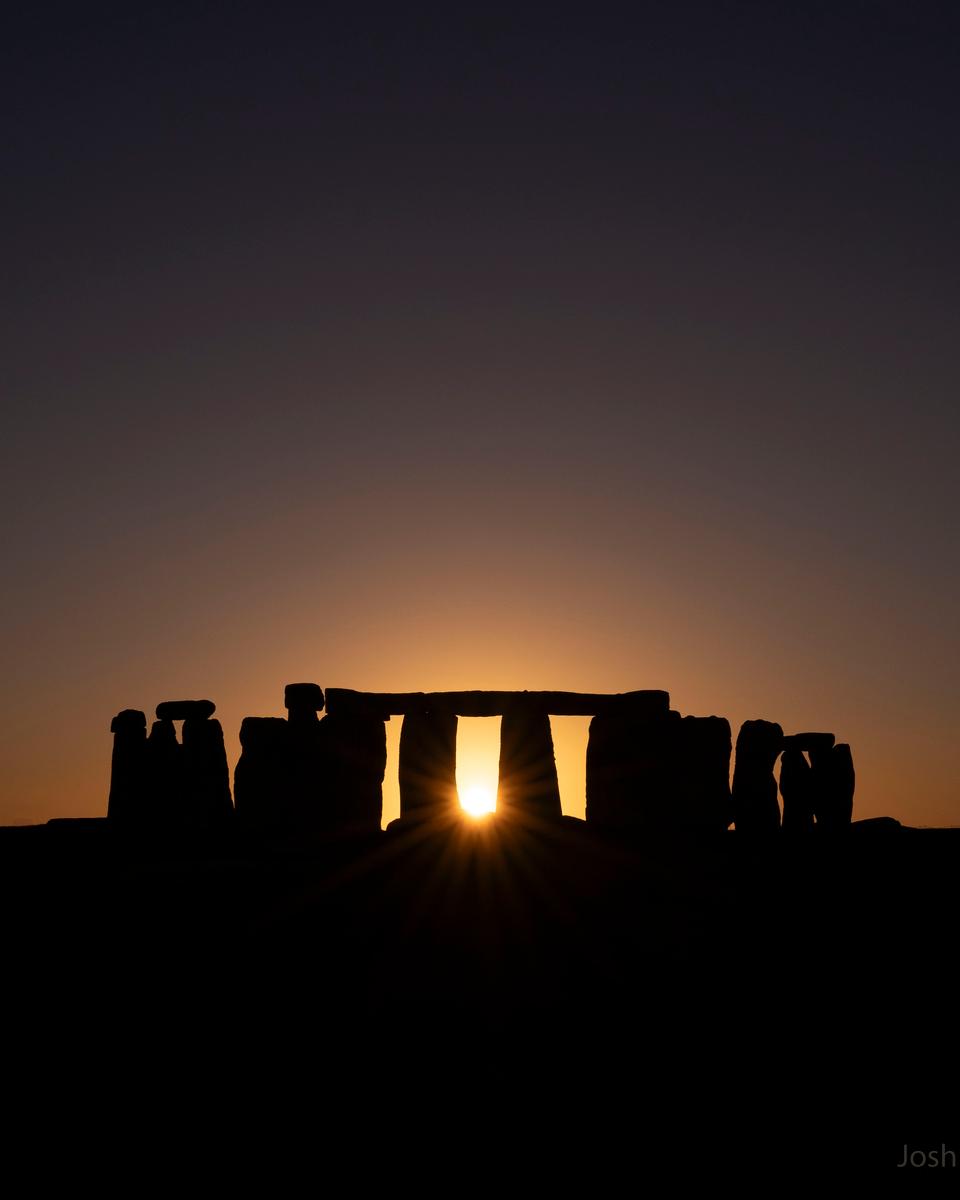 Sunset Solstice over Stonehenge