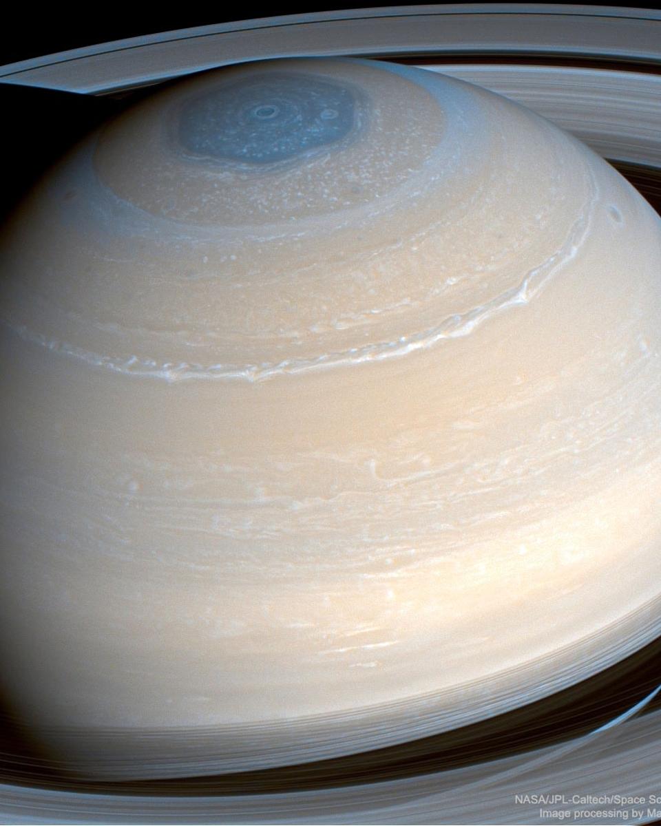 Saturn in Infrared from Cassini