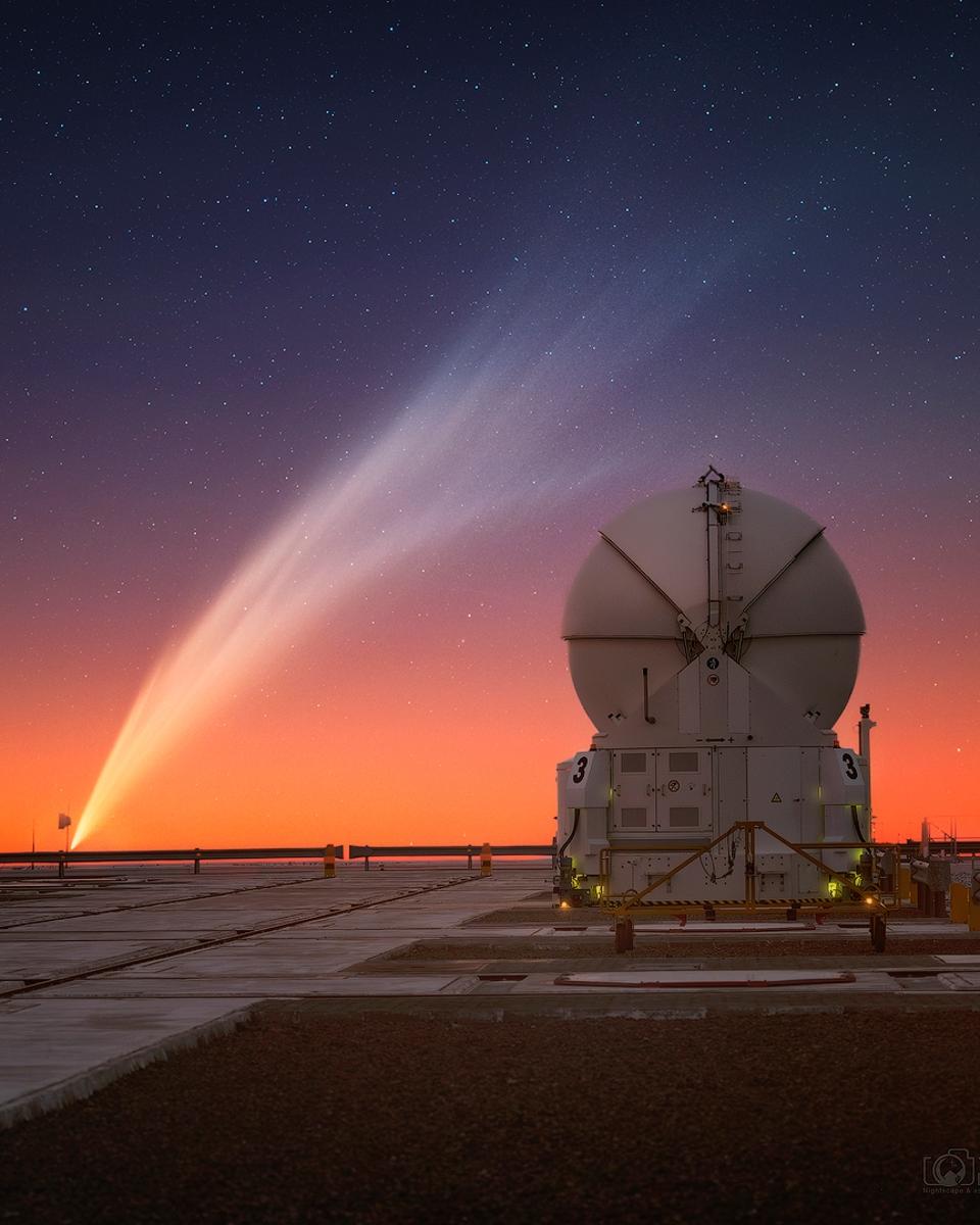 Comet G3 ATLAS: a Tail and a Telescope