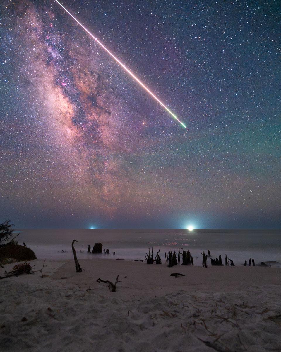 Fireball over Cape San Blas