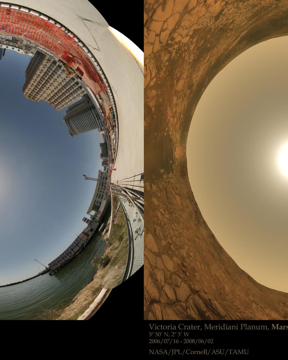 Two Worlds, Two Analemmas