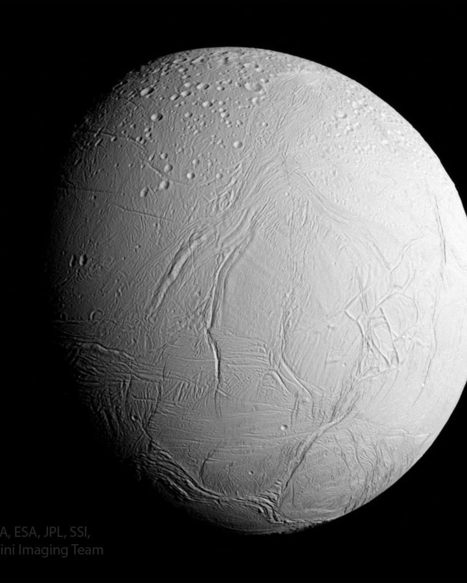 Enceladus in True Color