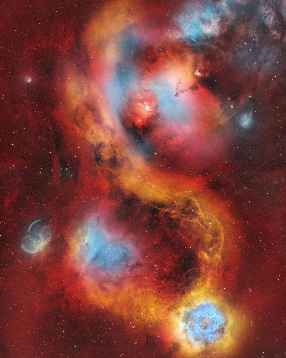 Rosette Nebula Deep Field