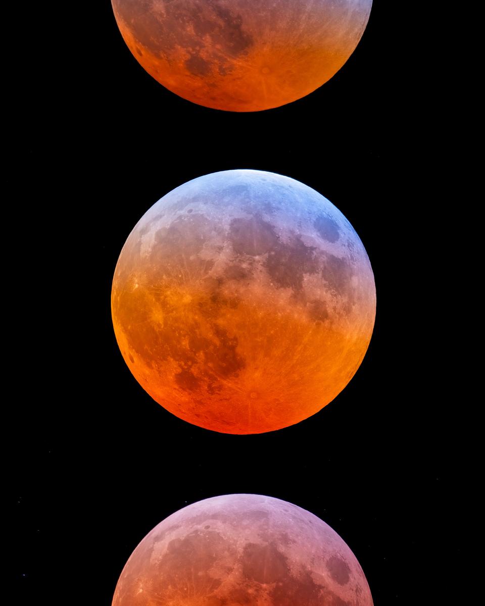 A Blue Banded Blood Moon