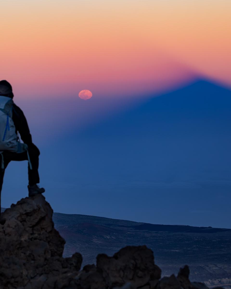 Moon Pi and Mountain Shadow