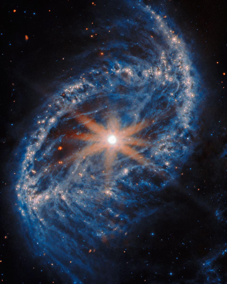 Spiral Galaxy NGC 2566 from Webb