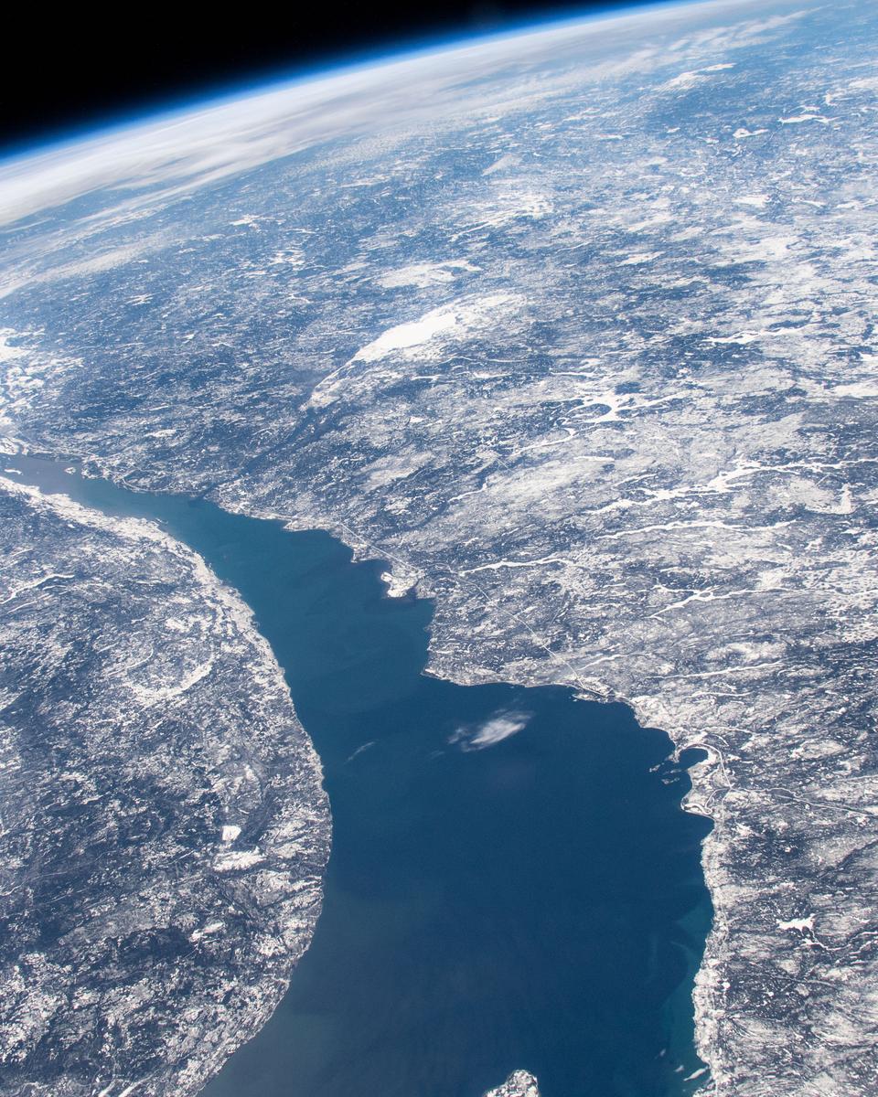 Manicouagan Impact Crater from Space