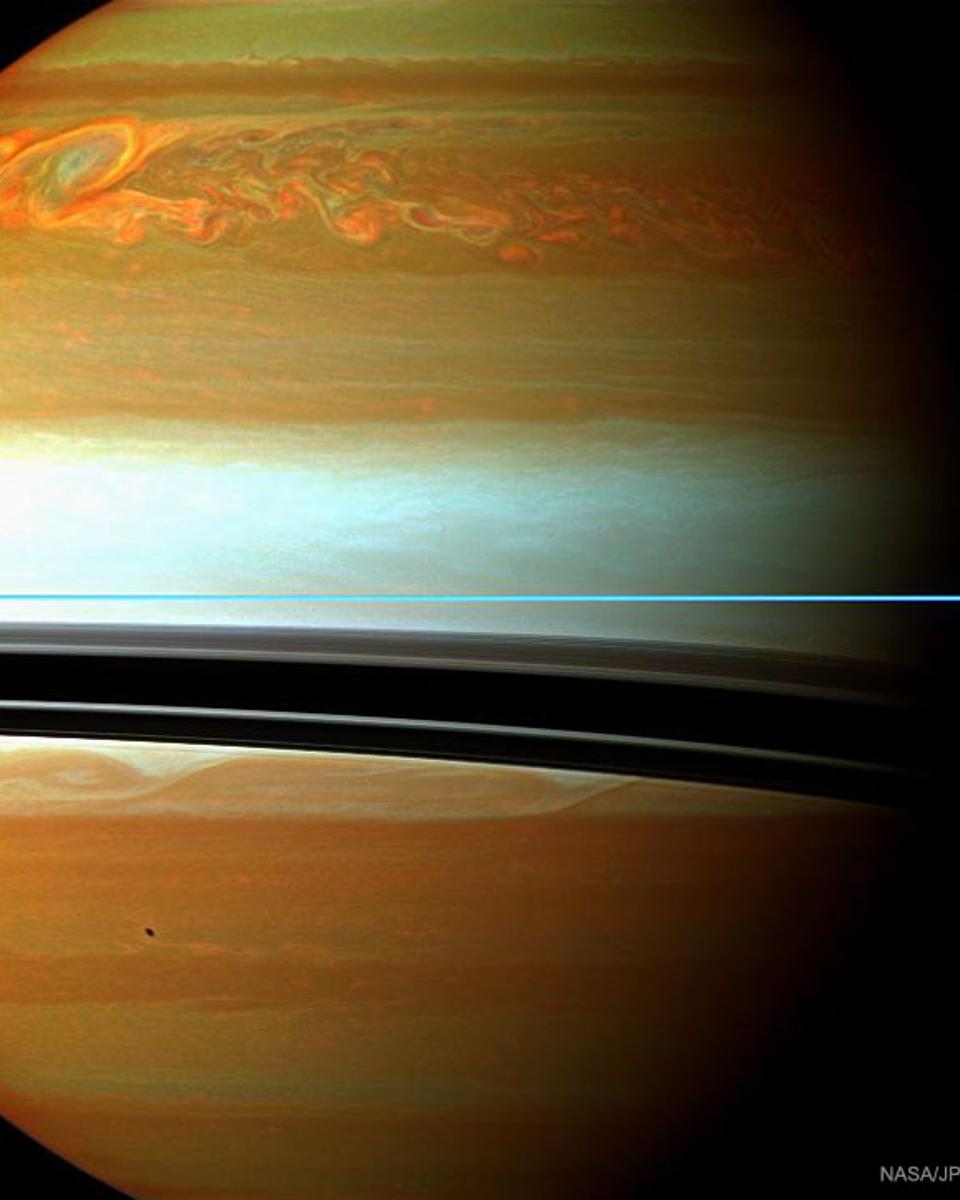 A Long Storm System on Saturn
