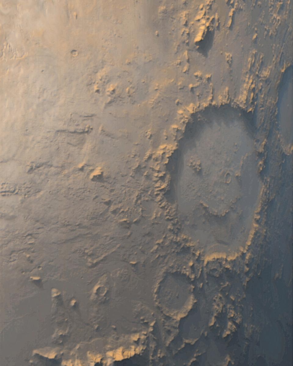 Galle: Happy Face Crater on Mars