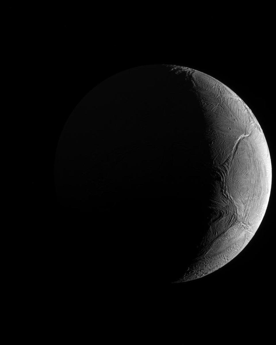 Crescent Enceladus