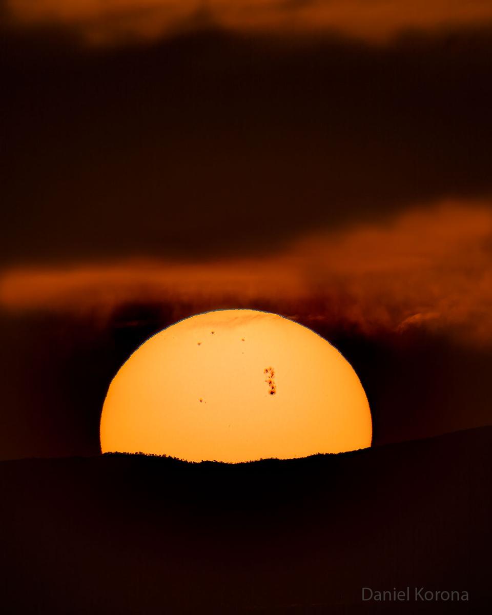 Active Sunspot Region 4366 Crosses the Sun