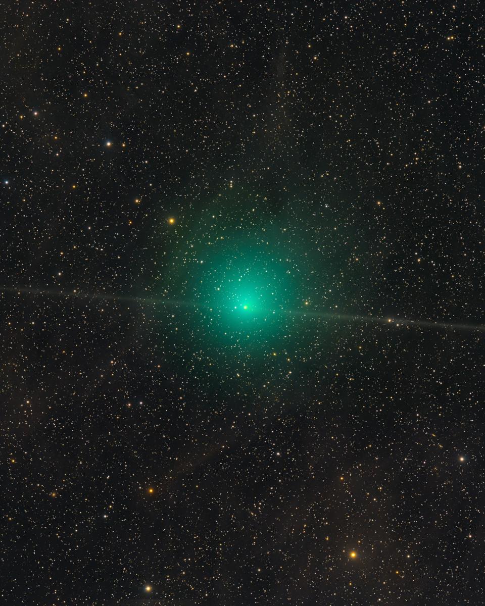 The Dust Trail of Comet Tempel 2