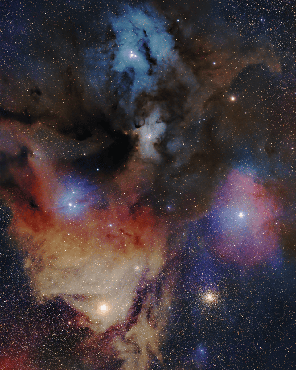The Cotton Candy Clouds of Rho Ophiuchi